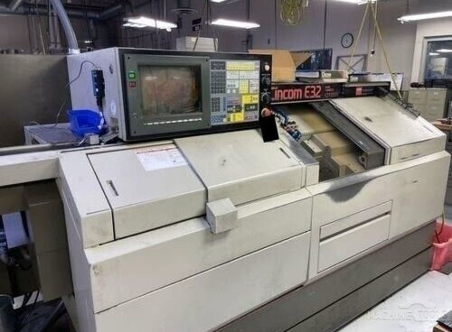 Citizen Cincom E-32 CNC Swiss Machine, LNS HydroBar Barfeed, New 1995 *Off-Site Machine* - Image 2 of 10