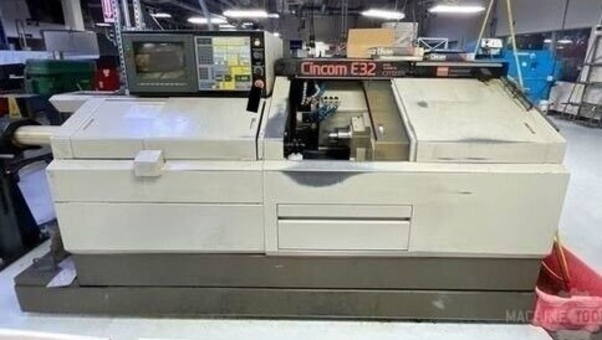 Citizen Cincom E-32 CNC Swiss Machine, LNS HydroBar Barfeed, New 1995 *Off-Site Machine*