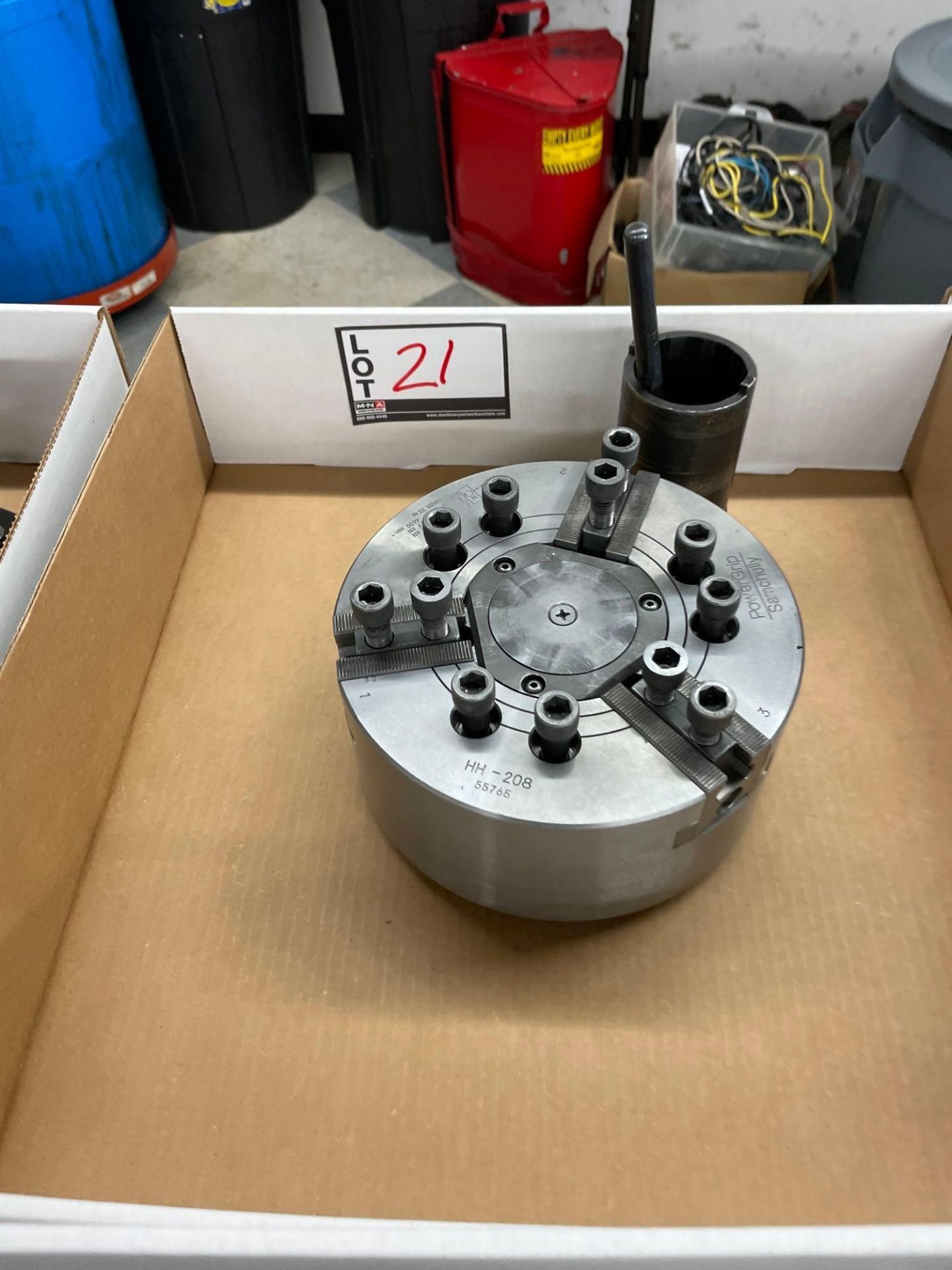 8" Kitagawa HH-208 3 Jaw Chuck - Image 6 of 6