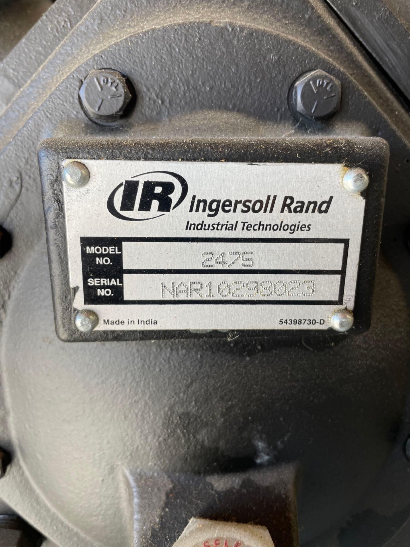 Ingersoll Rand 2475N7, 220V Single Phase Air Compressor - Image 5 of 7