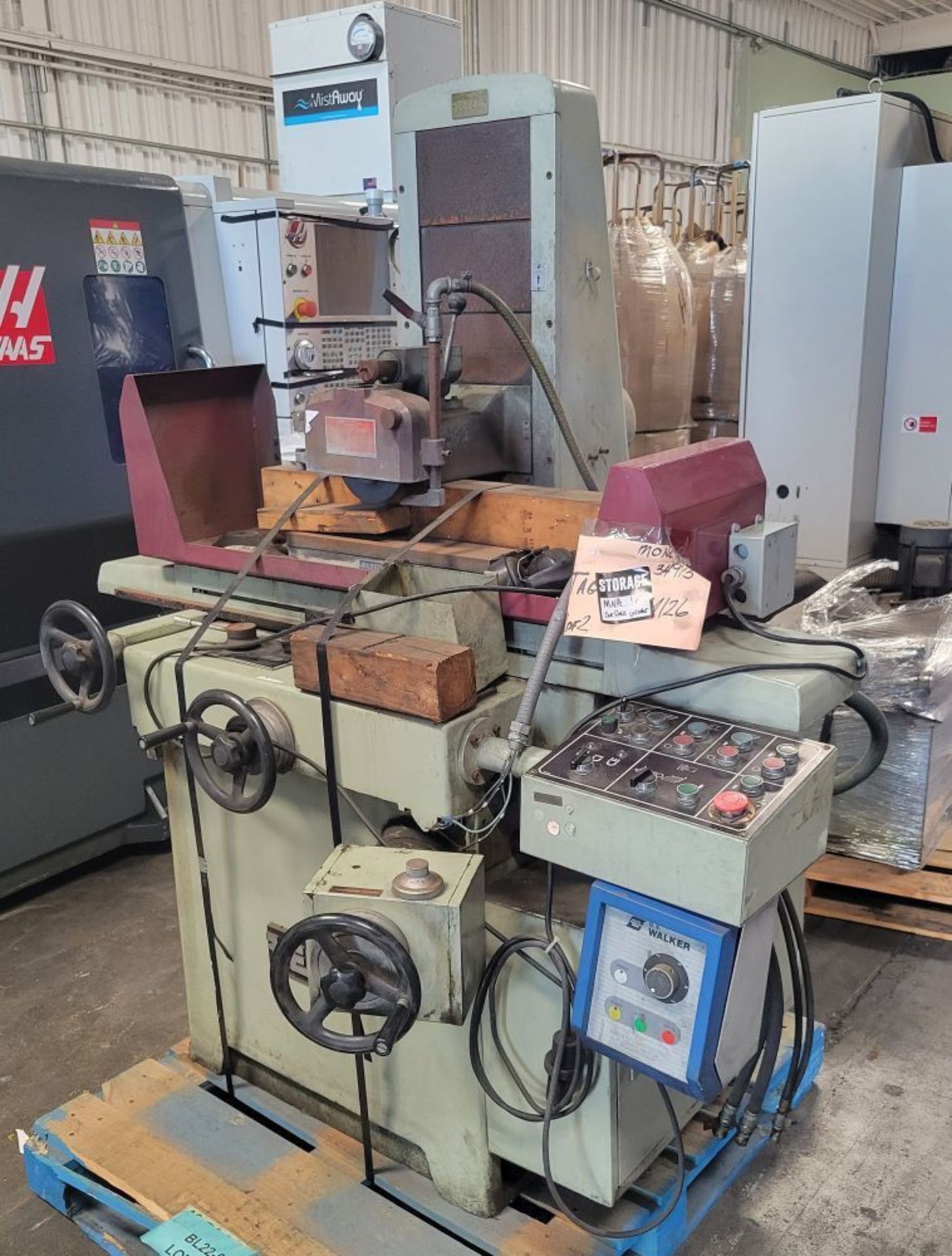 Kent KGS-250AHD 3 Axis Auto Surface Grinder, Electro Mag Chuck, New 1993 *Off-Site Machine* - Image 2 of 2