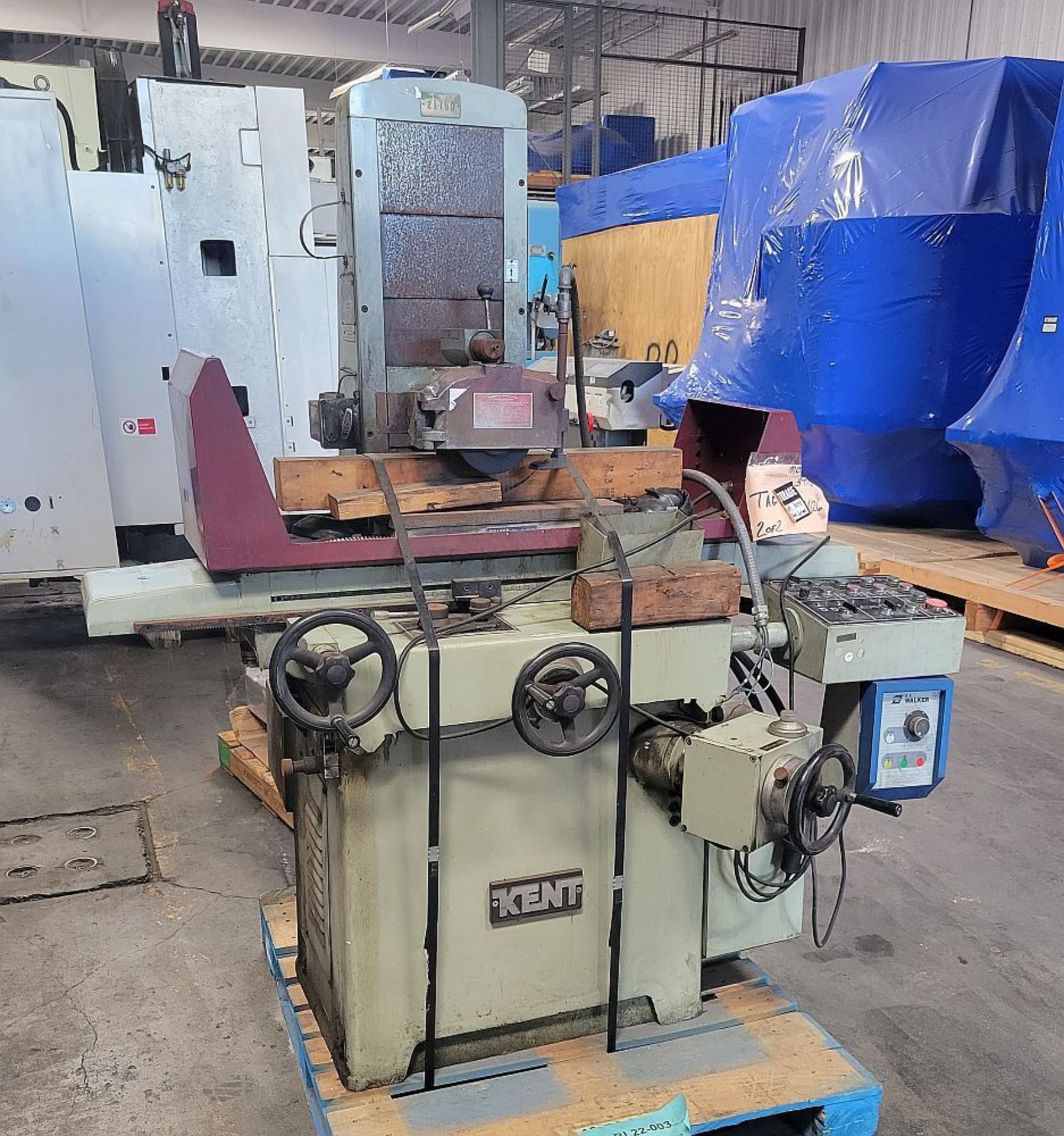 Kent KGS-250AHD 3 Axis Auto Surface Grinder, Electro Mag Chuck, New 1993 *Off-Site Machine*