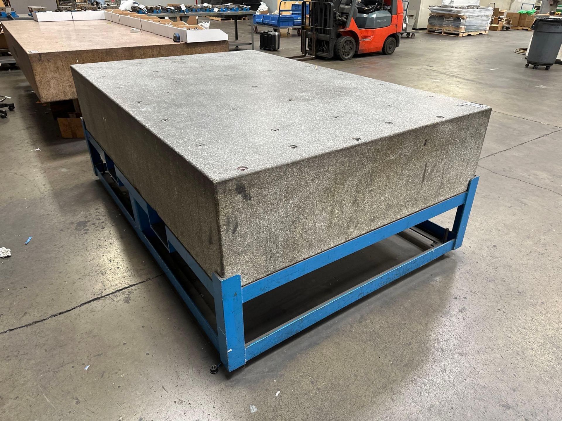 18” x 59” x 90” Granite Surface Plate w/ Steel Stand - Image 4 of 6