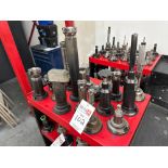 (18) CT-50 Tool Holders w/ Carbide Insert Face Mills, Spade Drills and Assorted Tooling