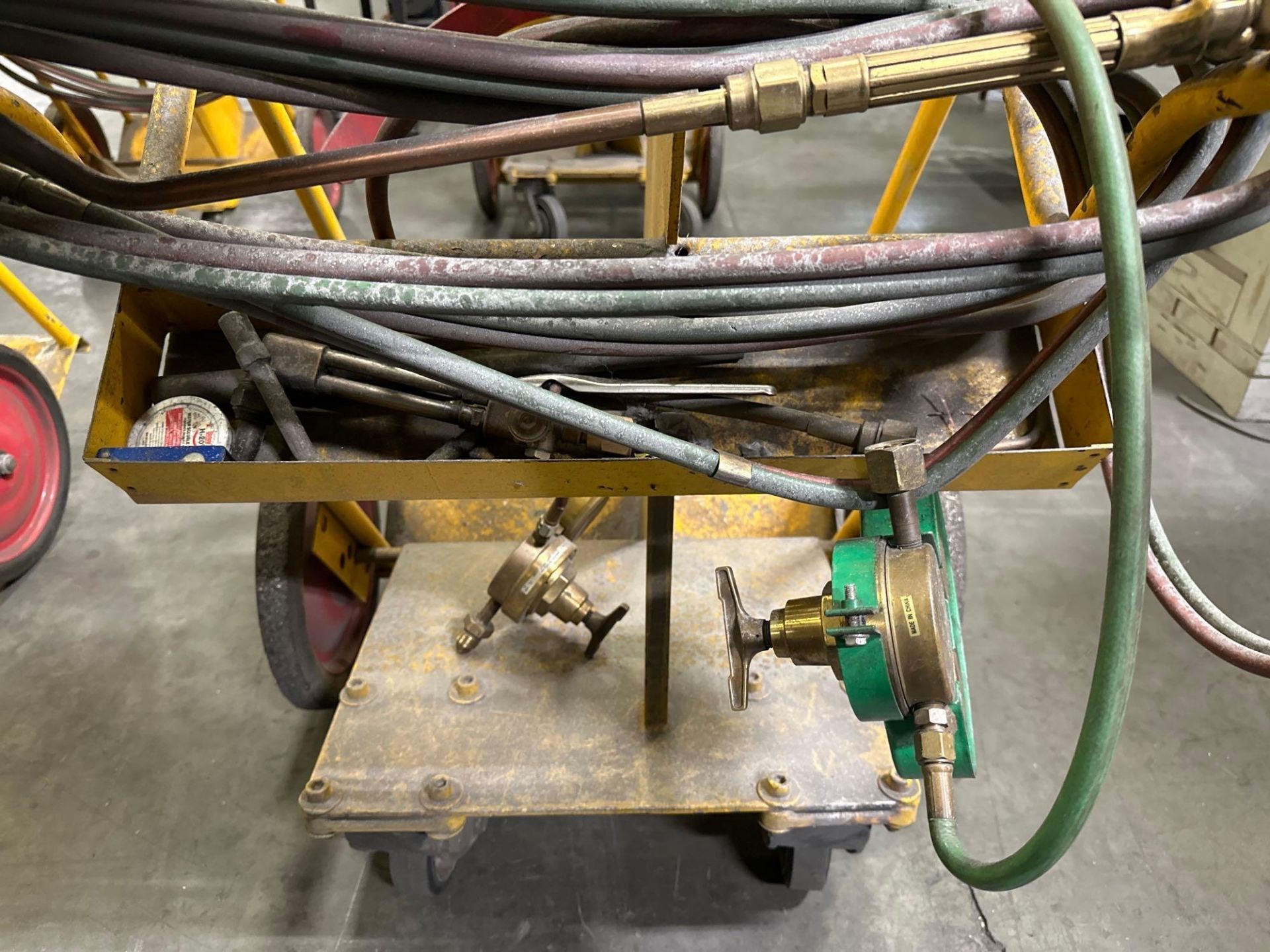 Dual Cylinder Cart w/ Welding Kit & Hoses - Image 5 of 5