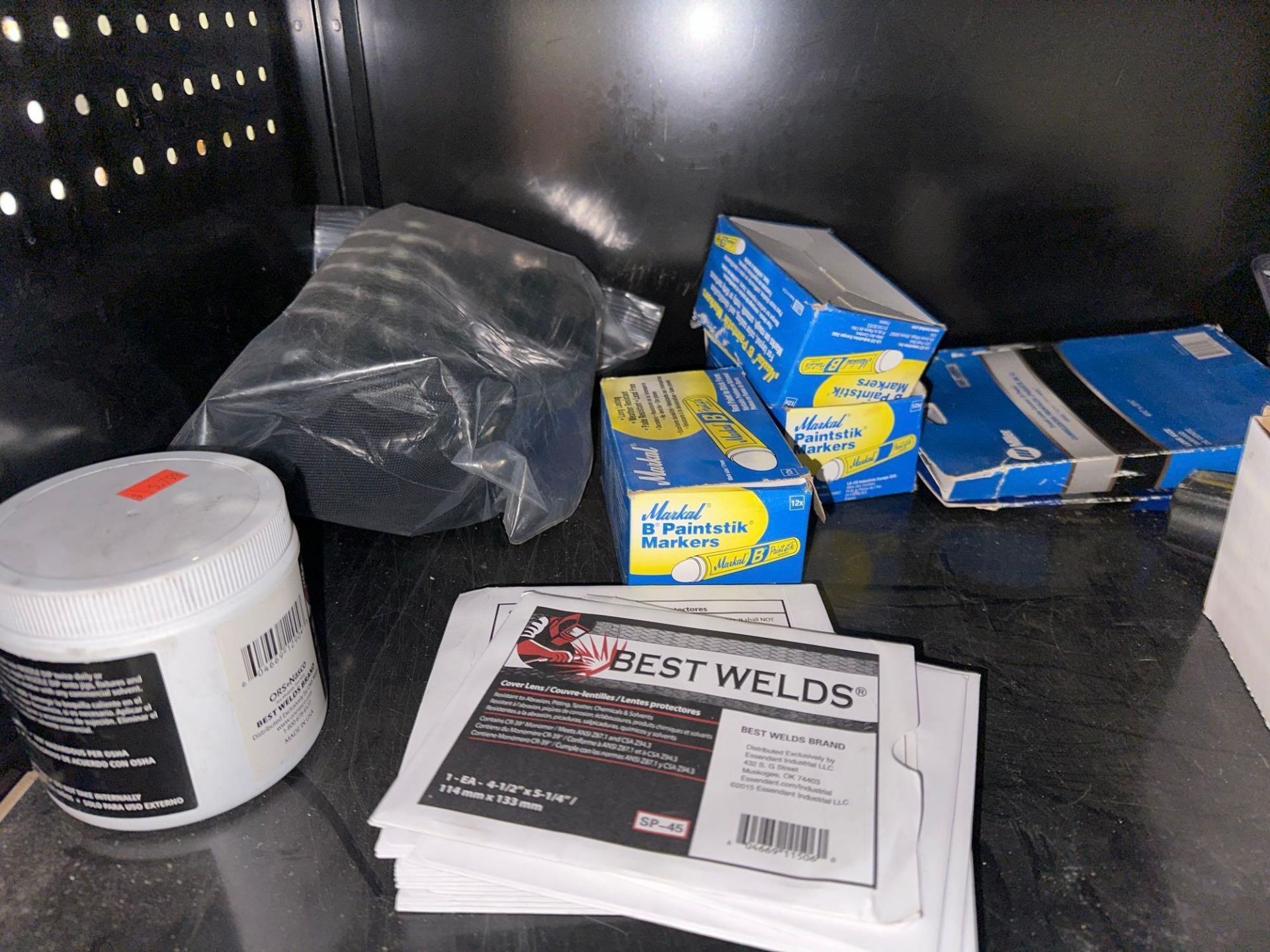 Craftsman Professional Cabinet w/ Tungsten Electrodes, Wire Brushes, Saw Blades and Misc Items - Image 4 of 6