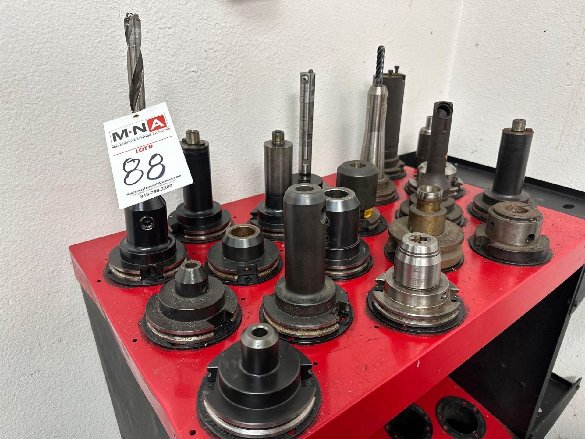 (18) CT50 Tool Holders w/ Assorted Tooling