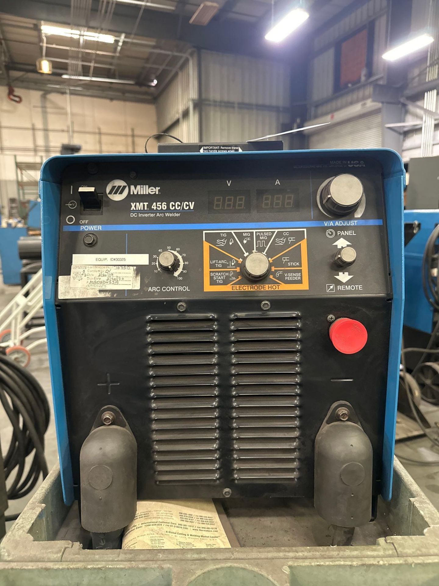 Miller 456 CC/CV DC Inverter Arc Welder