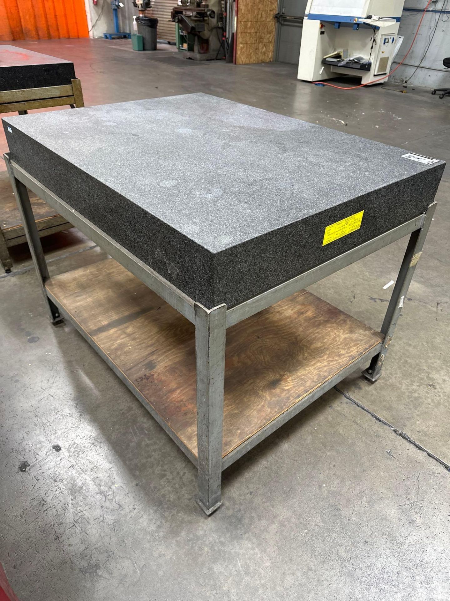6” x 36” x 48” Grade A Granite Surface Plate w/ Steel Stand - Image 4 of 5
