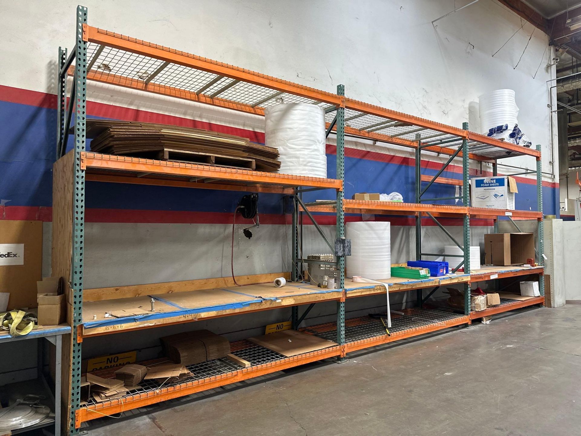 (4) Sections of 43”L x 10’W 12’H Pallet Racking - Image 2 of 3