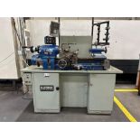 Hardinge HLV-H Precision Tool Room Lathe, Dovetail Bed, 1.5hp, 1” Spindle Bore, KDK Tool Post 04599,