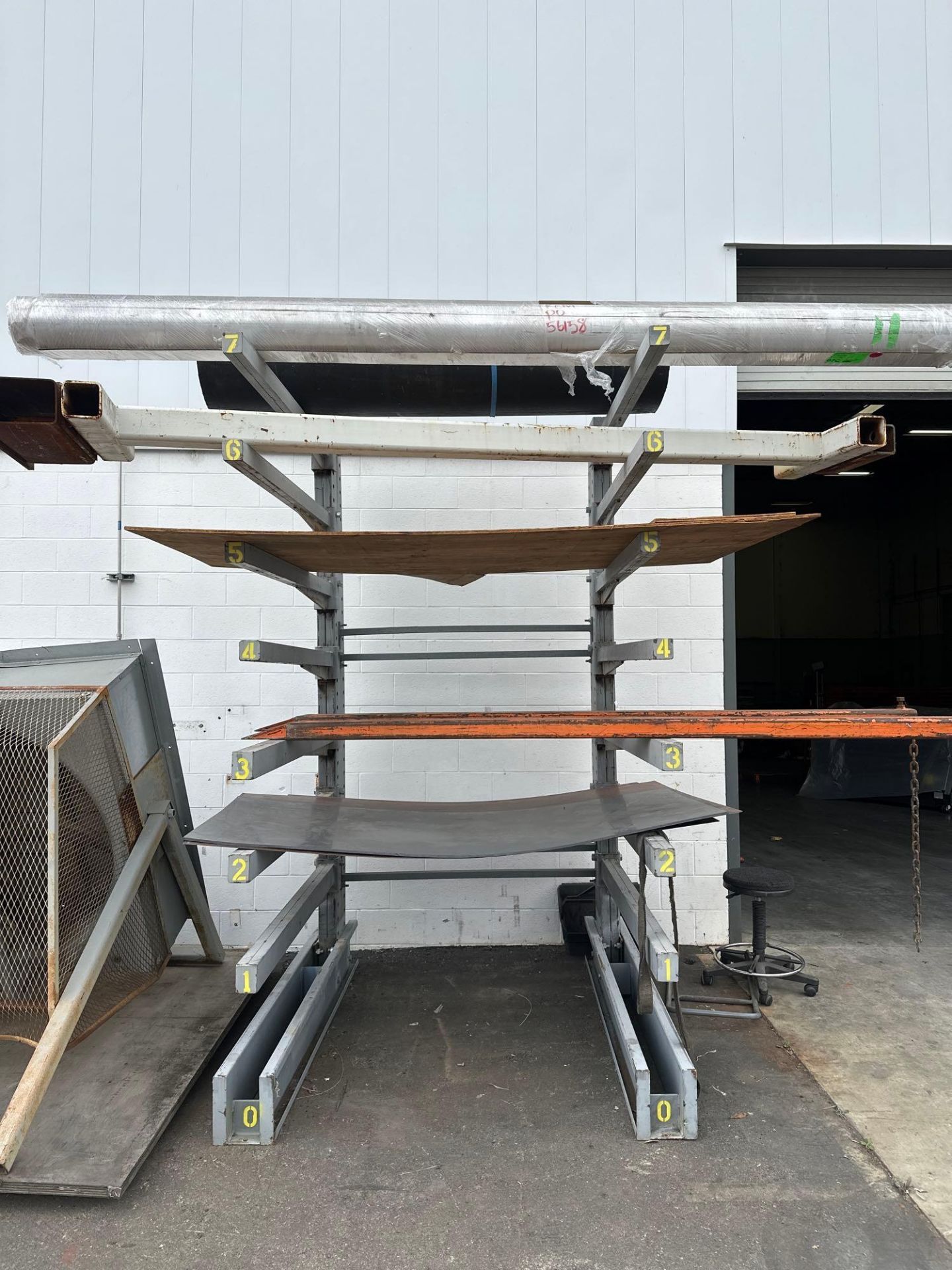 60"L x 65"W x 120"H Cantilever Racking *RACKING ONLY* - Image 2 of 2