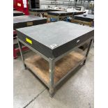 6” x 36” x 48” Grade A Granite Surface Plate w/ Steel Stand