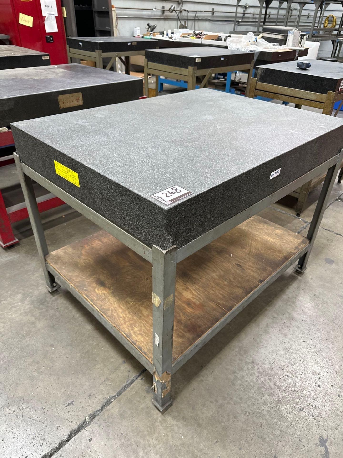 6” x 36” x 48” Grade A Granite Surface Plate w/ Steel Stand