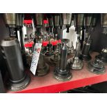 (18) CT50 Tool Holders w/ Assorted Drills, Endmills and Spade Drills