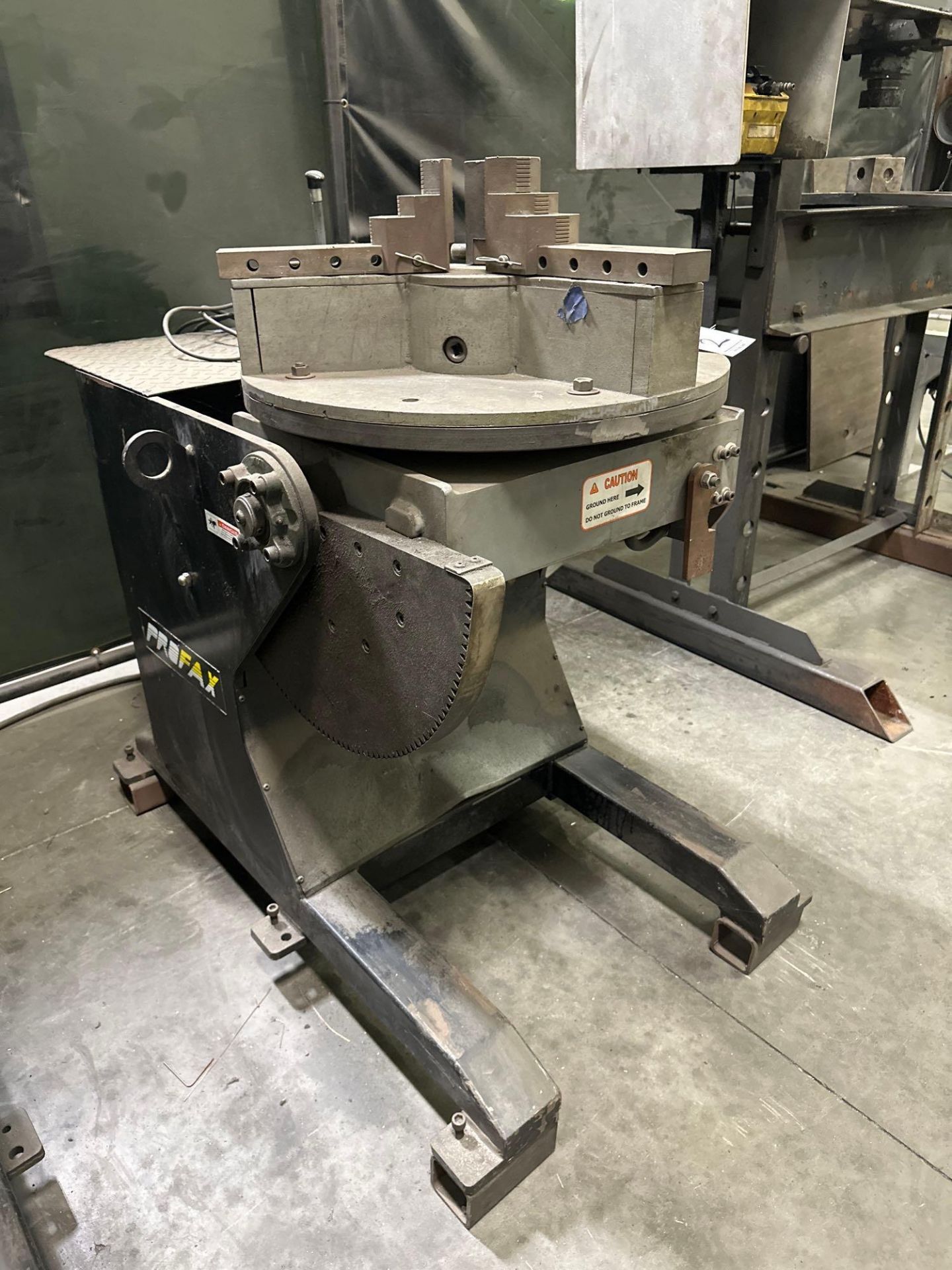Profax WP-1000 Welding Postioner. 25.5” Table, 2 rpm, 1750lbs Cap, 0-135 Angle, s/n wp10 - 2630 - Image 2 of 7