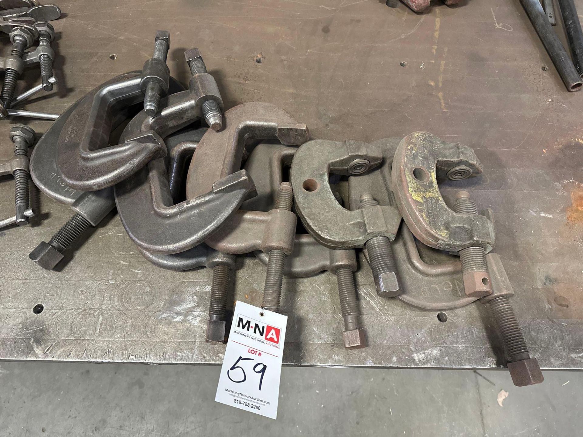 Assorted C-Clamps