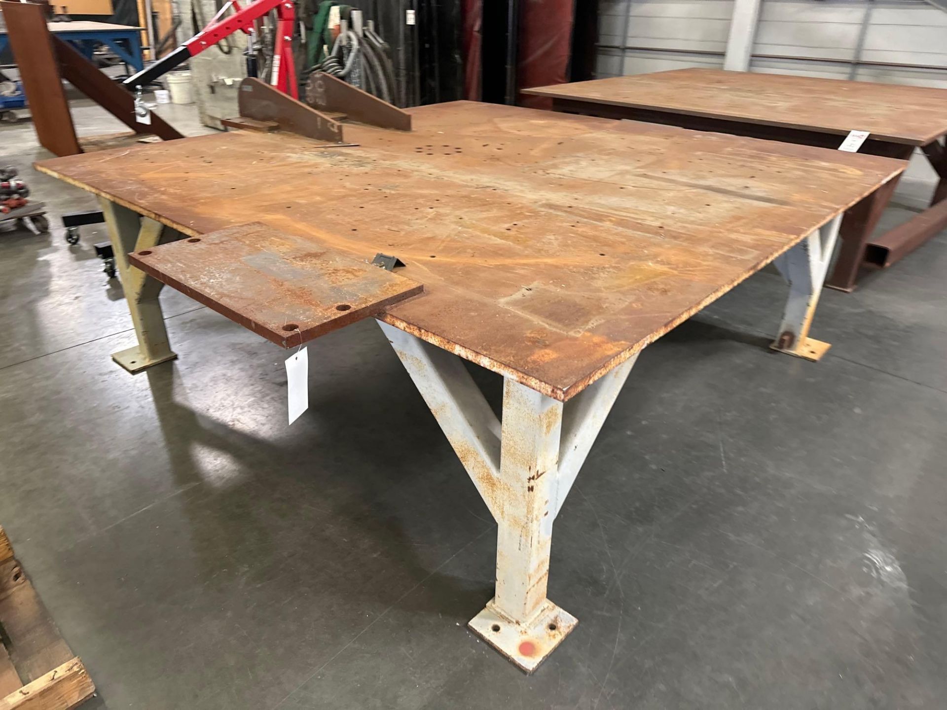 96”L x 96”W x 34”H Steel Welding Table - Image 3 of 5
