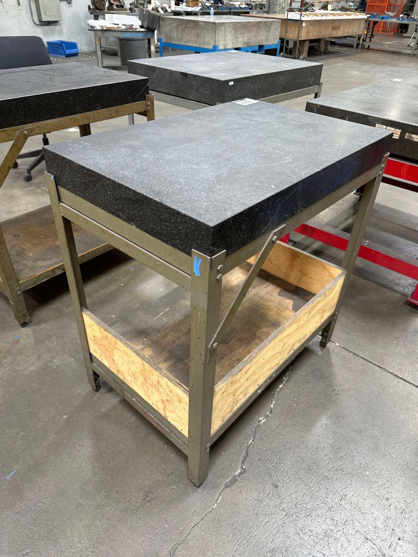 4” x 24” x 36” Granite Surface Plate w/ Steel Stand - Image 4 of 4