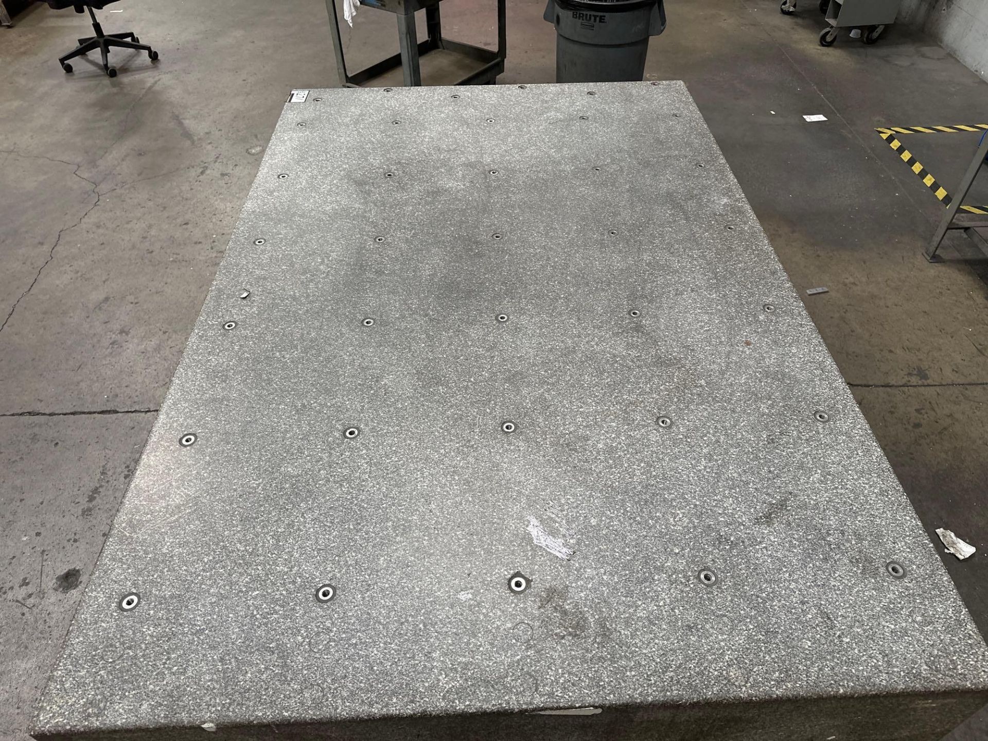18” x 59” x 90” Granite Surface Plate w/ Steel Stand - Image 6 of 6