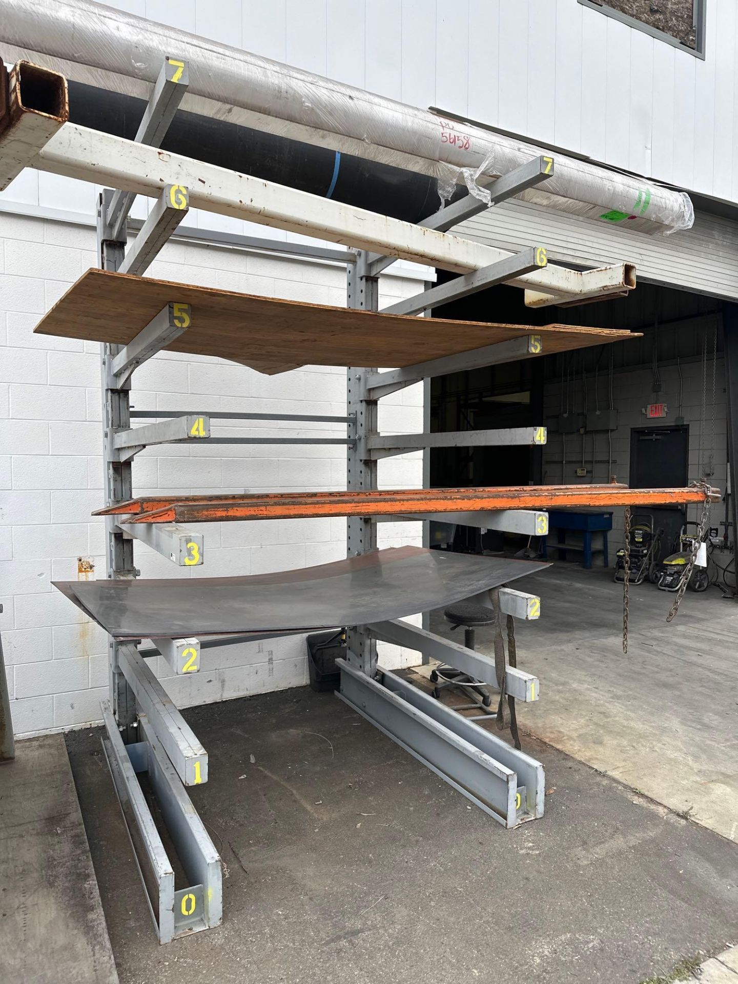 60"L x 65"W x 120"H Cantilever Racking *RACKING ONLY*