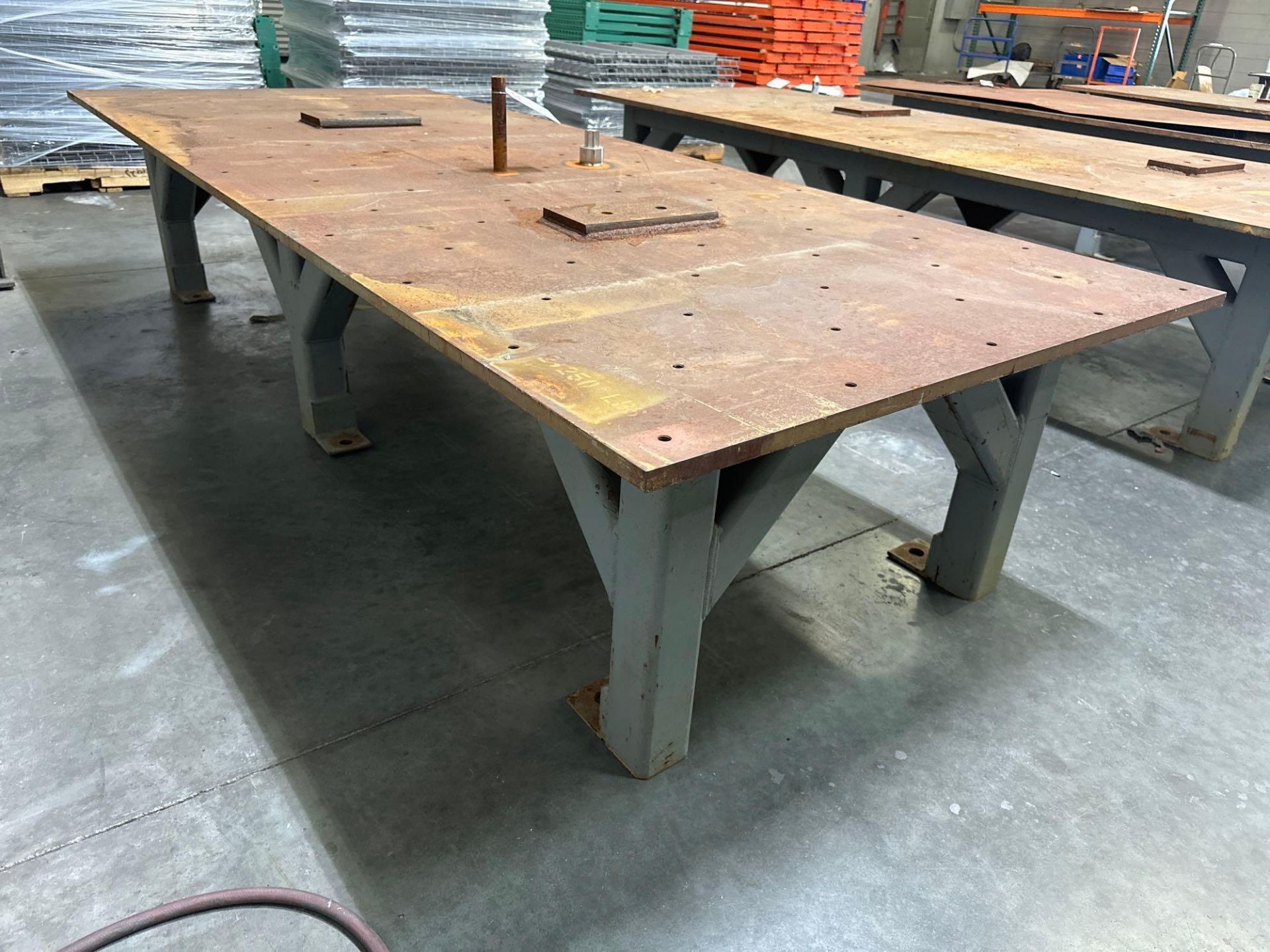 49”L x 120”W x 25”H Steel Welding Table - Image 4 of 4