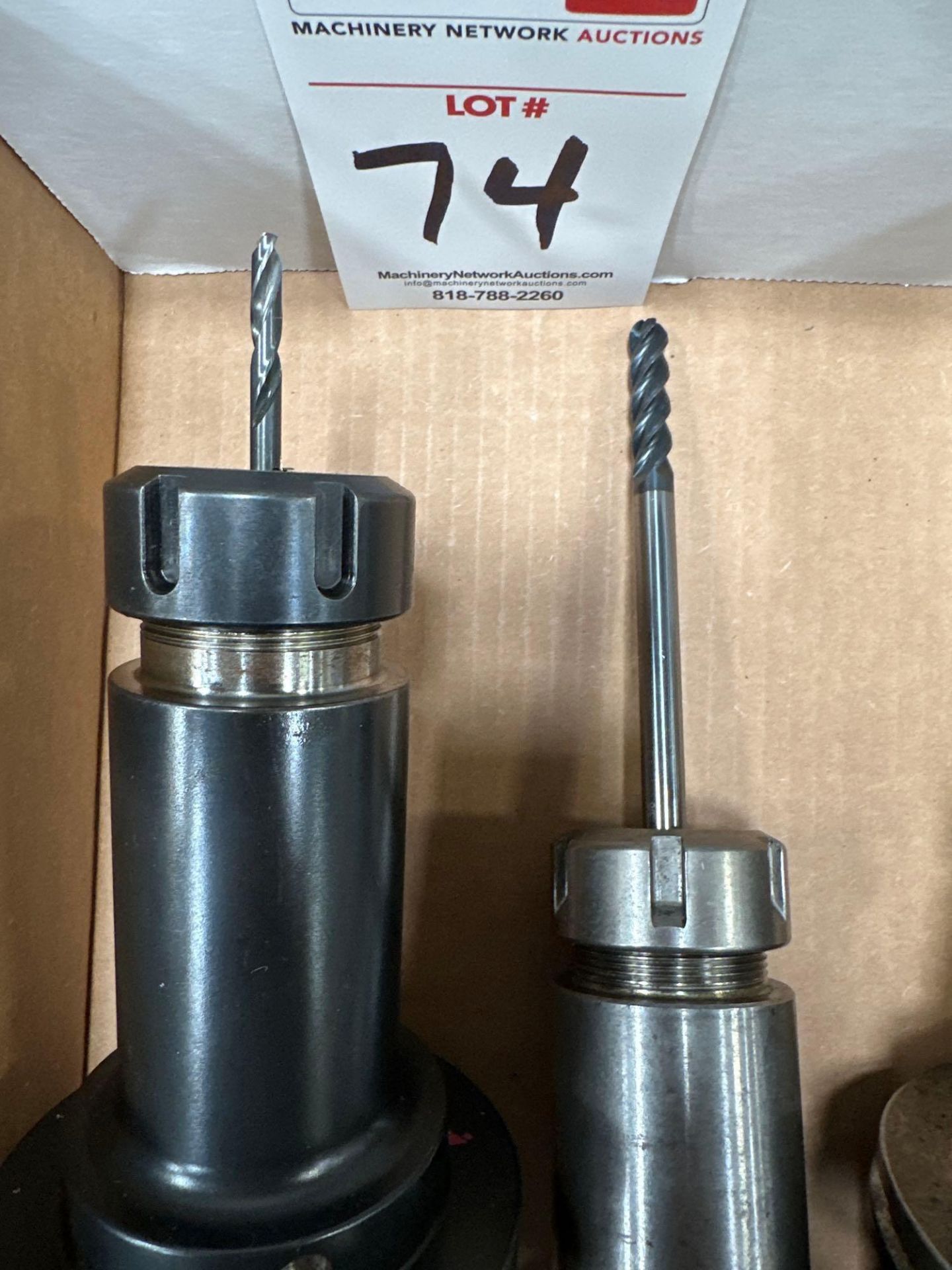 (5) CT-50 Tool Holders w/ E32 Collets & Tooling - Image 3 of 5
