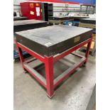 6” x 36” x 48” Granite Surface Plate w/ Steel Stand