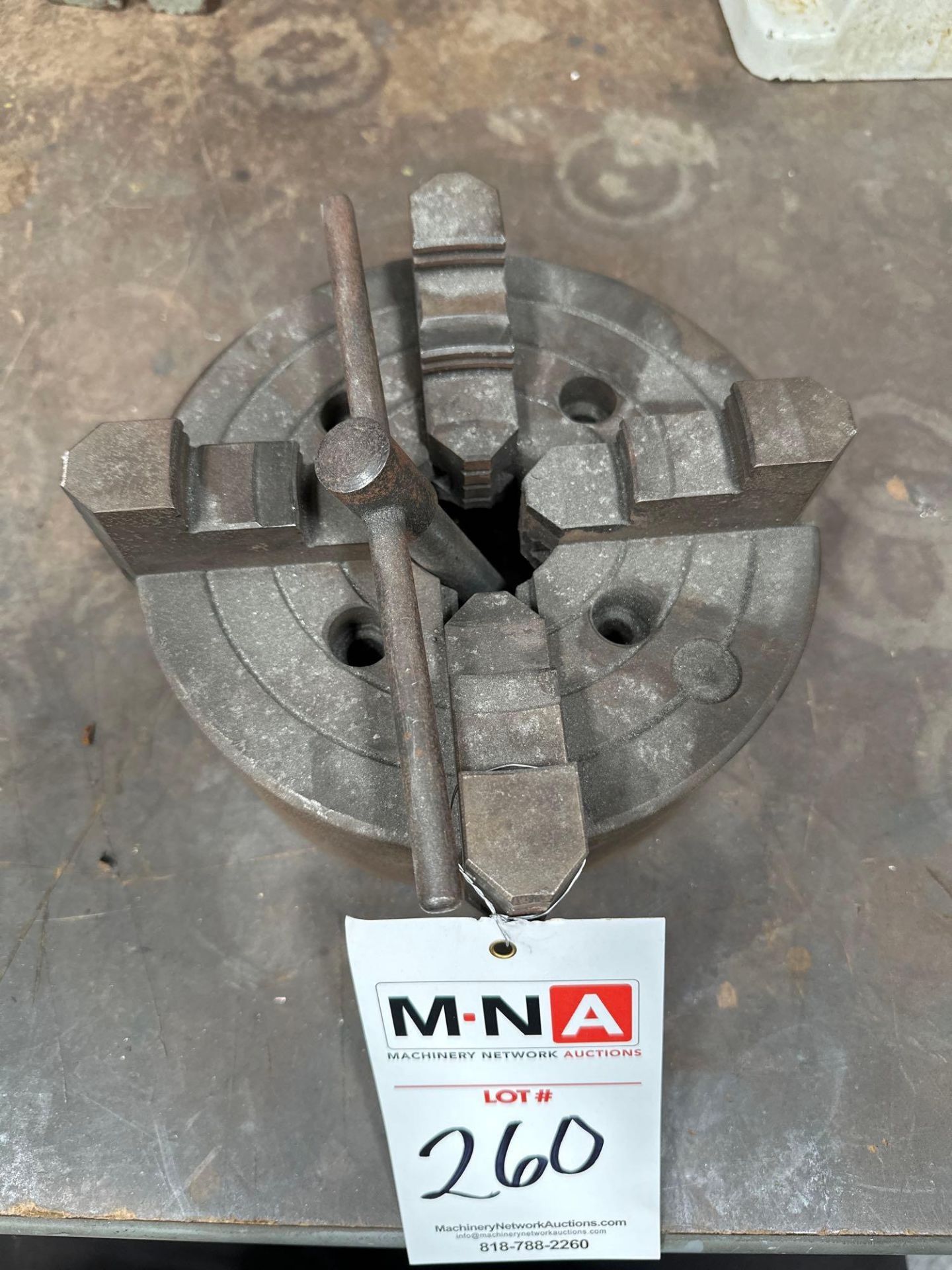 8” Manual 4-Jaw Chuck - Image 4 of 4