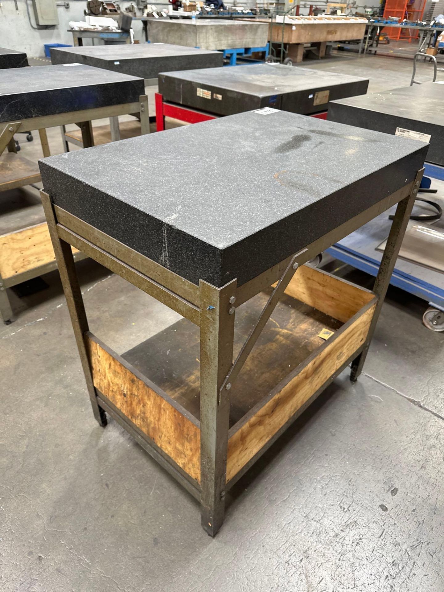 4” x 24” x 36” Granite Surface Plate w/ Steel Stand - Image 4 of 4