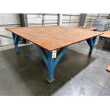 96”L x 96”W x 36”H Steel Welding Table