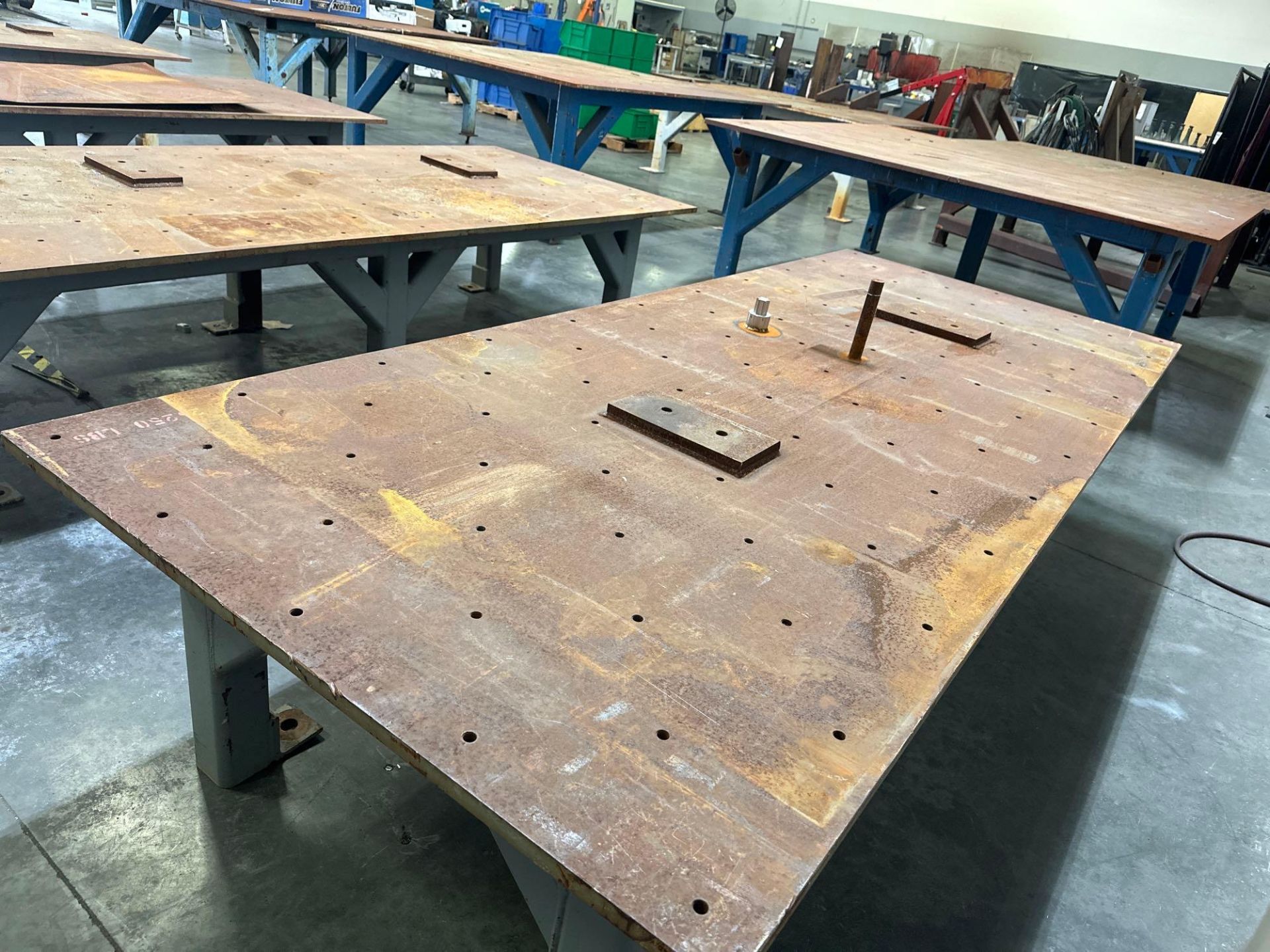 49”L x 120”W x 25”H Steel Welding Table - Image 3 of 4
