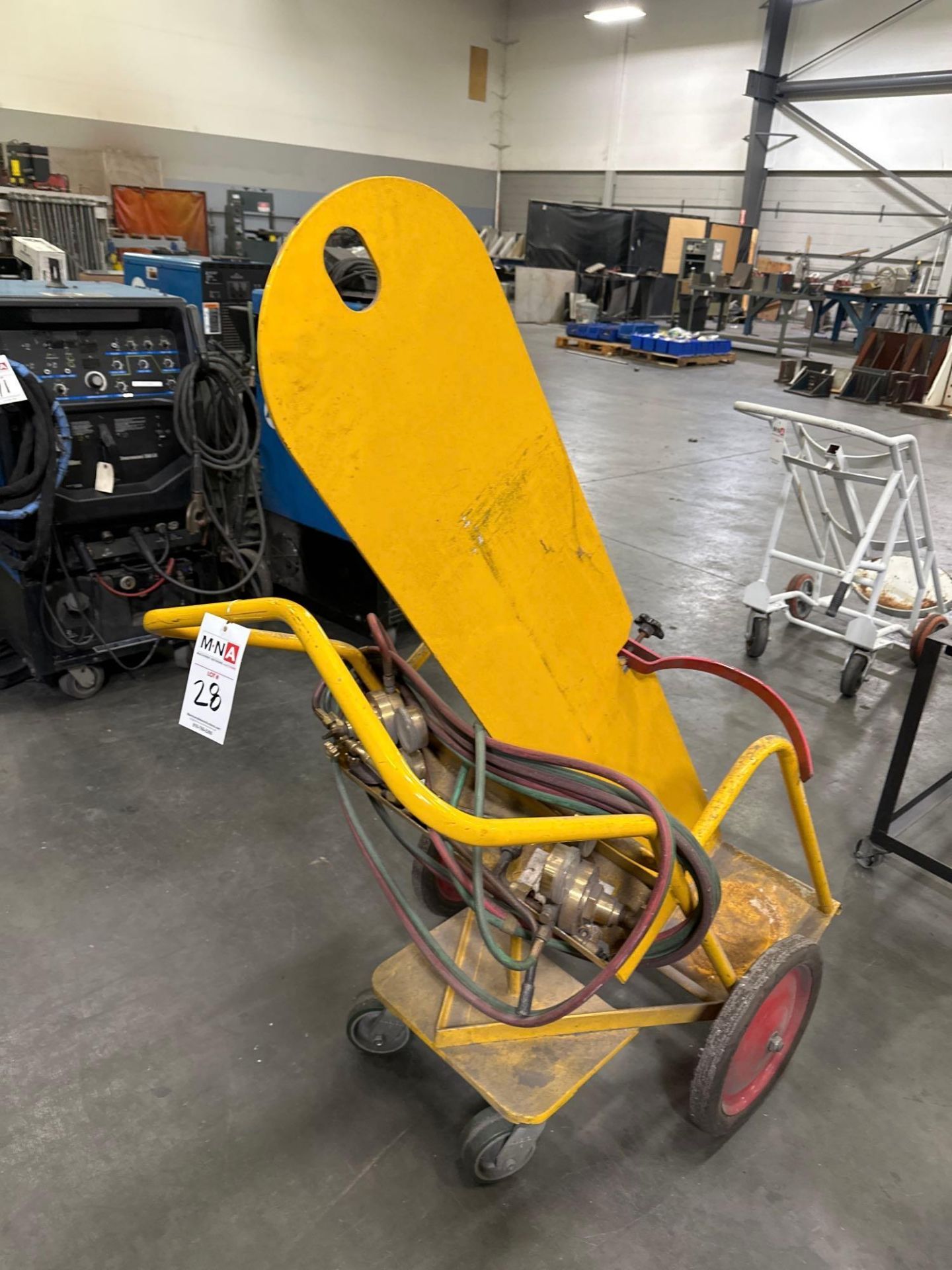 Dual Cylinder Cart w/ Welding Kit & Hoses - Image 3 of 5