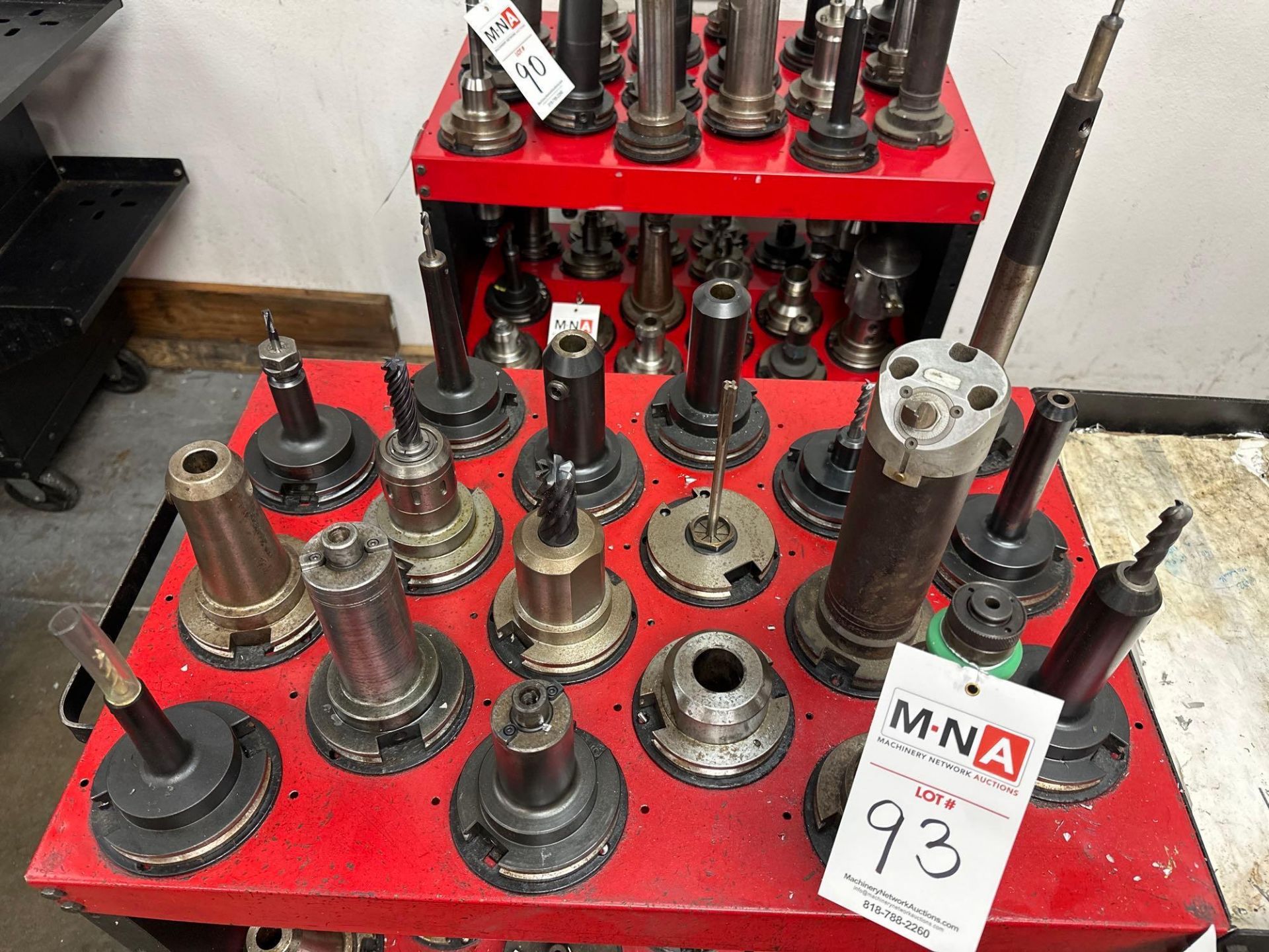 (18) CT50 Tool Holders w/ Assorted Tooling