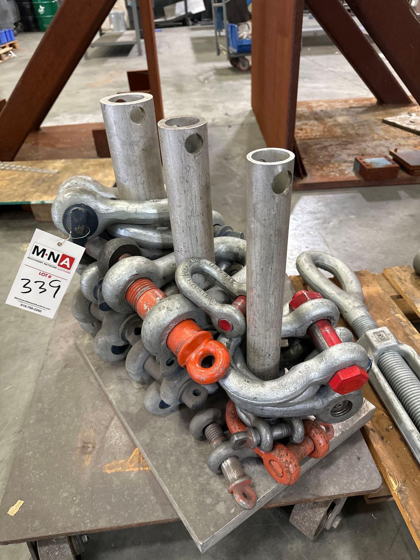 Pallet of Assorted Lifting Shackles and Chains - Image 3 of 5