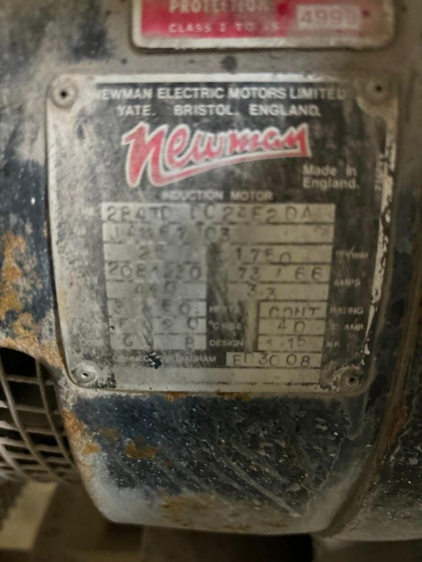25HP Compressor and Air Tank *Compressor Condition Unknown* - Image 2 of 2