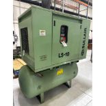 Sullair LS-10A-40HA/SUL Rotary Screw Compressor, Air Cooled, 40hp, 125 PSI., Running Hours: 34,662.