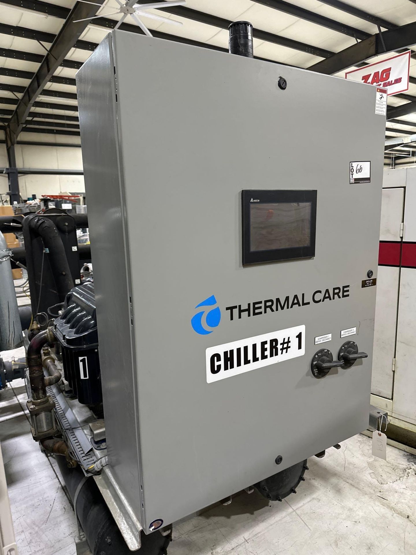 Thermal Care TCW600C411401N Chiller, 180 Ton Centrifugal Chiller, (2) Compressors, 460V/3/60 - Image 2 of 6