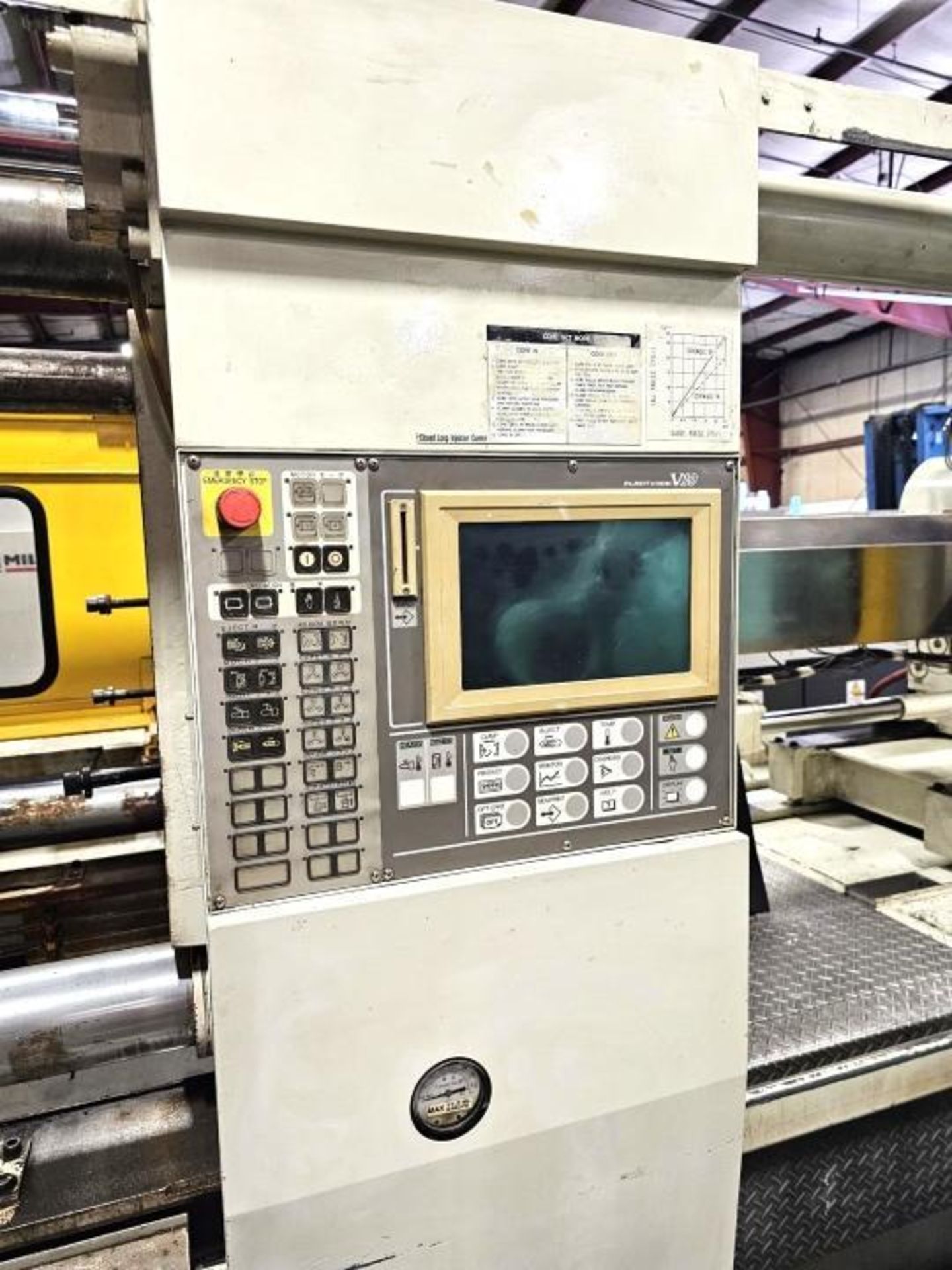 390 Ton Toshiba ISGS390V10-19B Injection Molding Machine, 41oz. Shot Size, 2002 - Image 3 of 8