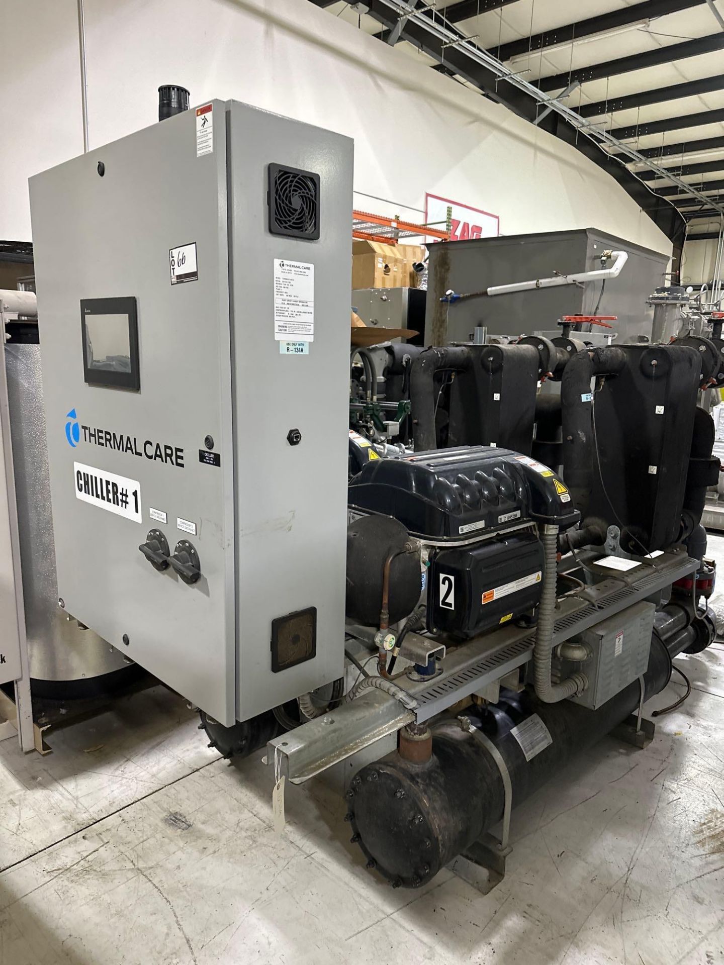 Thermal Care TCW600C411401N Chiller, 180 Ton Centrifugal Chiller, (2) Compressors, 460V/3/60