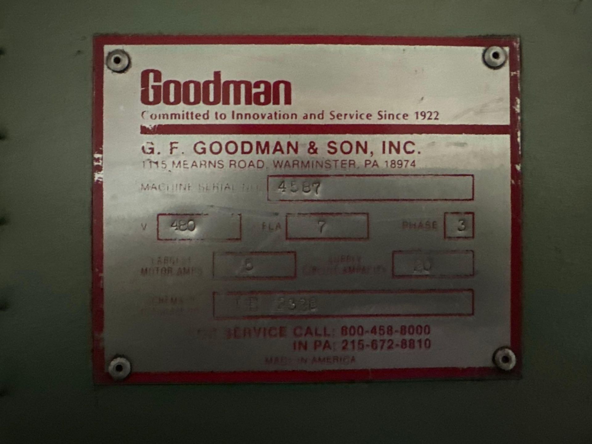 Goodman 3" Fly Cutter w/ Encoder - Image 7 of 8