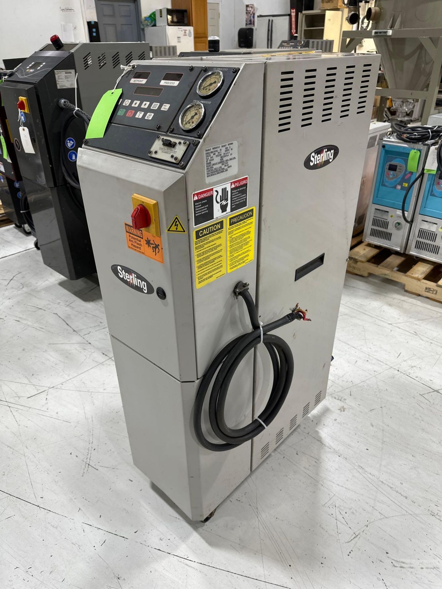 Sterling M2B2012-F Thermolator, 2hp, 18kw, 27amps, 50gpm, 250f, s/n 38F0894 - Image 2 of 7