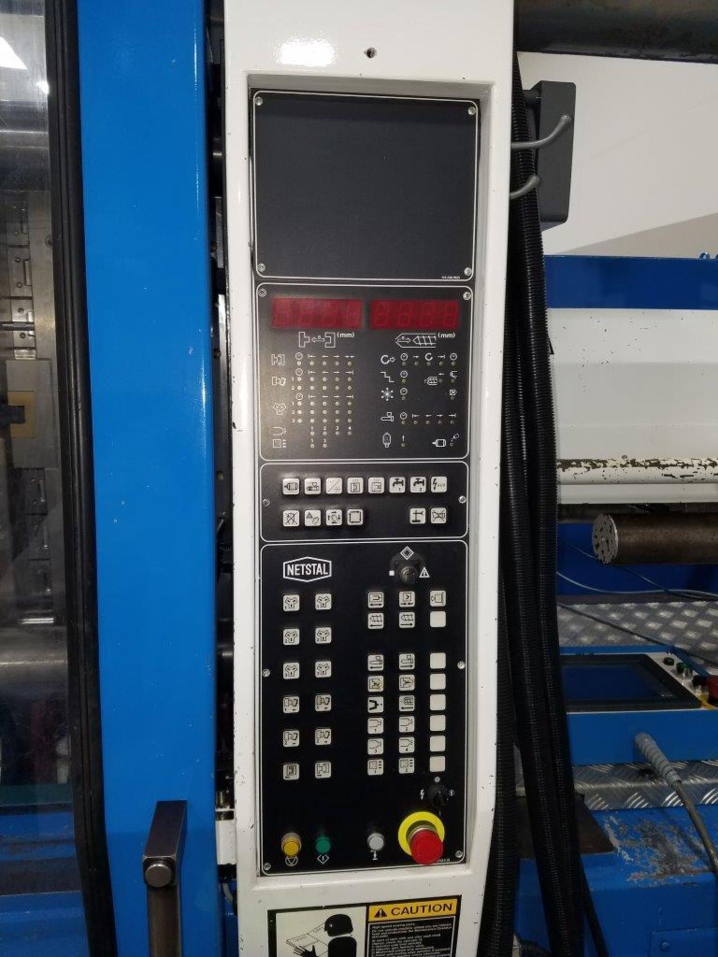 220 Ton Netstal S-2000-999 Injection Molding Machine, Screw Diameter: 55mm, Min Mold Height: 10.24" - Image 5 of 6