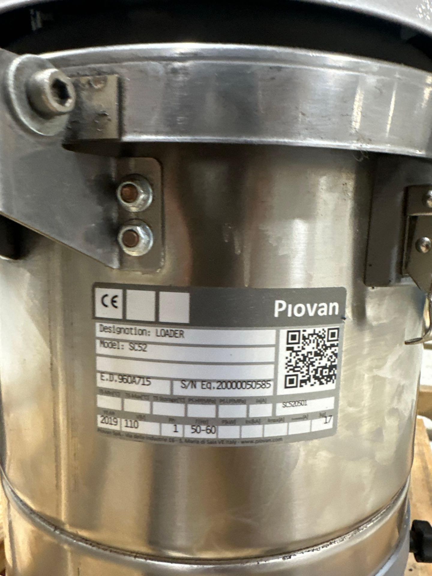 Piovan SC52 Loader, s/n 20000050585, 2019 - Image 4 of 4