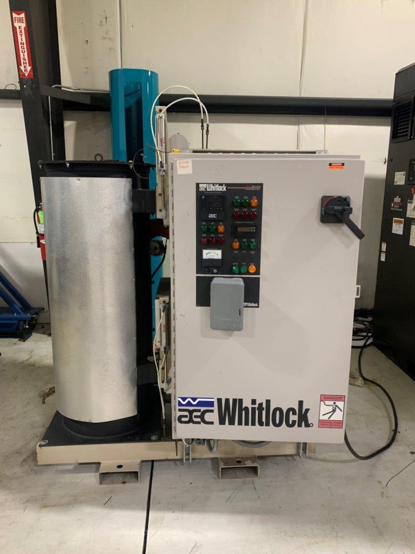 AEC Whitlock WD-350 Material Dryer, Desiccant, . 350 lbs/hr, 480V, 350CFM, 30kw, WD Series Control