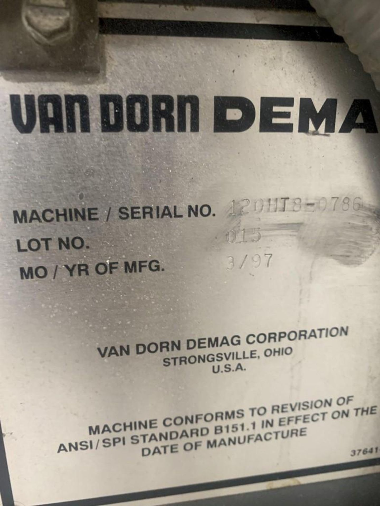 120 Ton Van Dorn 120HT Injection Molding Machine, 8 oz Shot Size, Pathfinder 2500 Control - Image 11 of 11