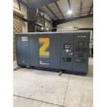 Atlas Copco GX7 Screw-Type Air Compressor, 182HP, 125 Max PSI, Rotational Shaft Speed: 4300 r/min