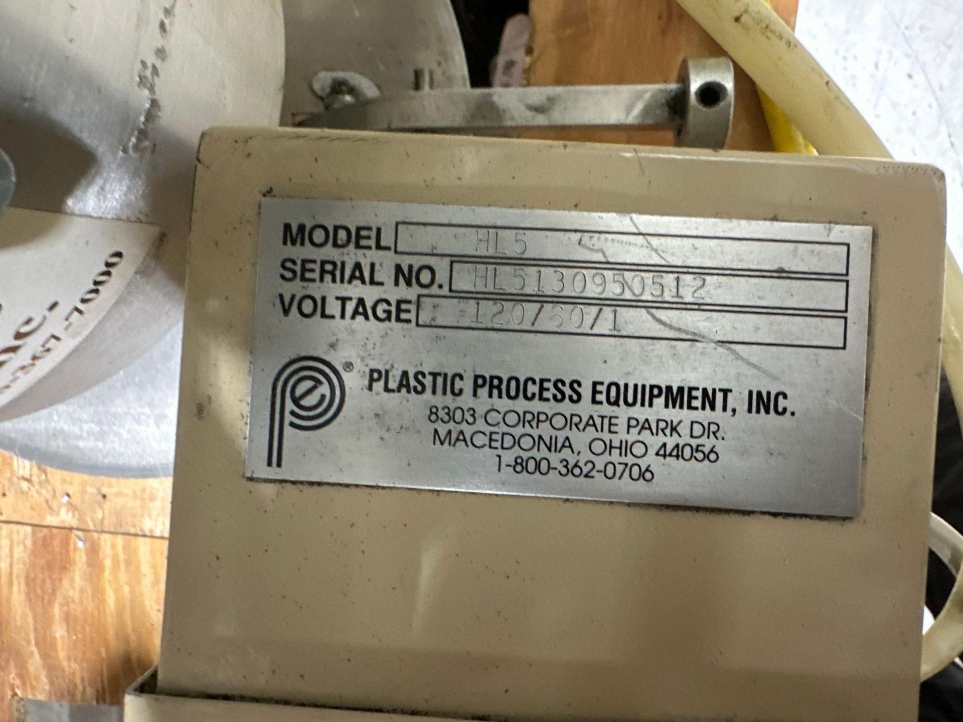Plastic Process Equipment HL5 Material Loader, s/n HL5130950512 - Image 4 of 4