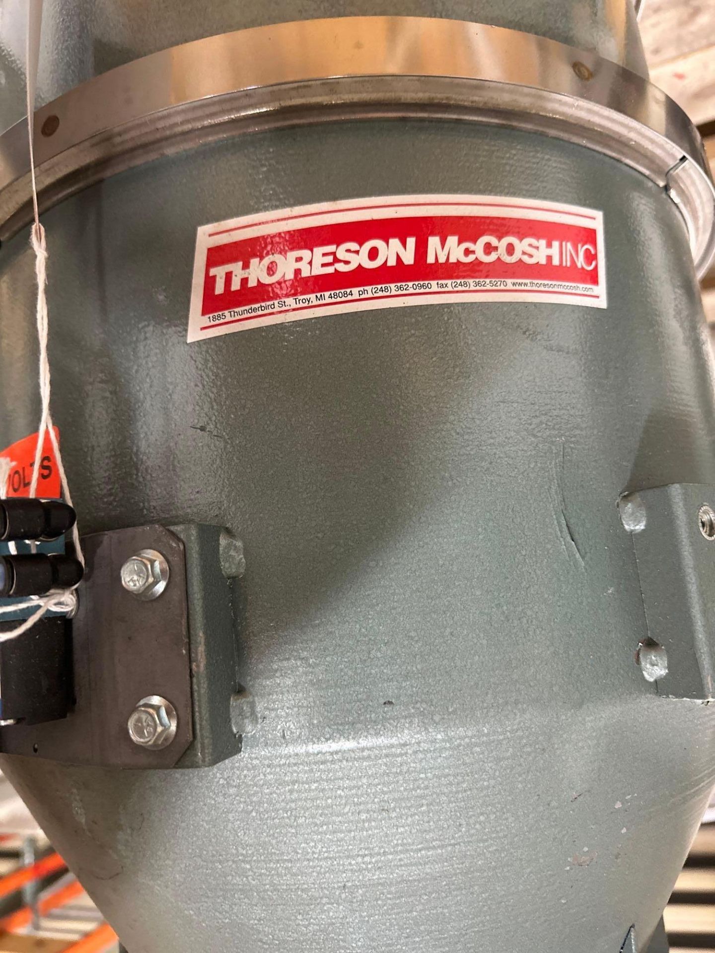 Thoreson McCosh Raito Vacuum Receiver, LZA01013D, 70 lb. Capacity - Image 3 of 3