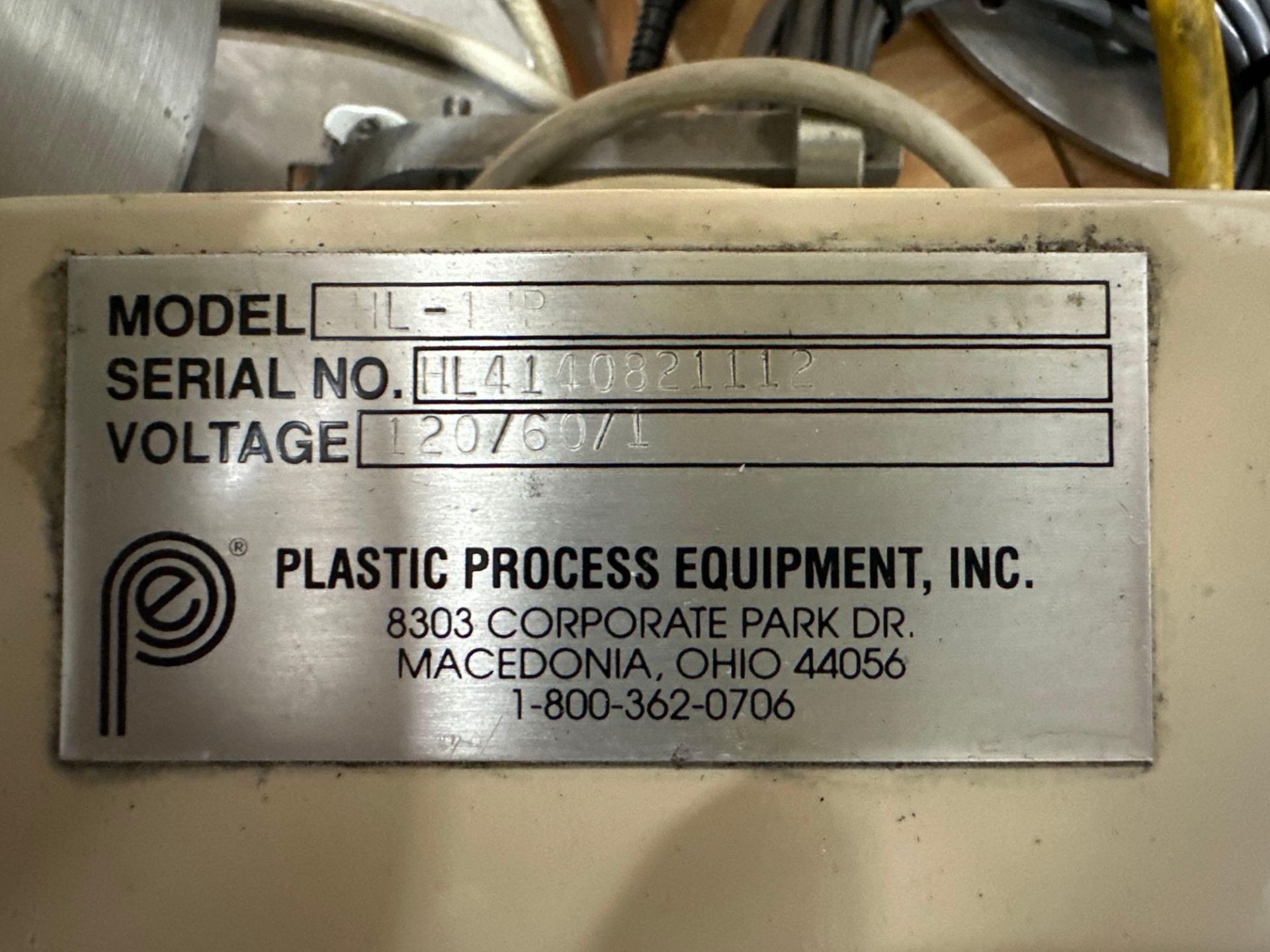 Plastic Process Equipment HL-1 Material Loader, 540 Lbs Per Hour, 110 Volt 8 Fla, Aluminum, App 4 Lb - Image 4 of 4